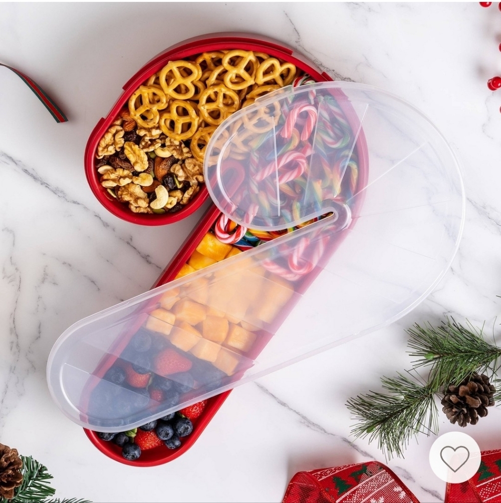 COOK WITH COLOR NWT Food Gifting Box Candy Cane - Picture 2 of 5